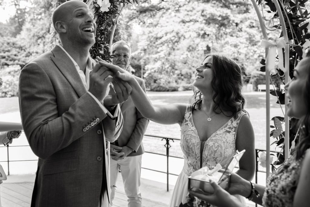 Ringtausch im Schlossgarten in Münster