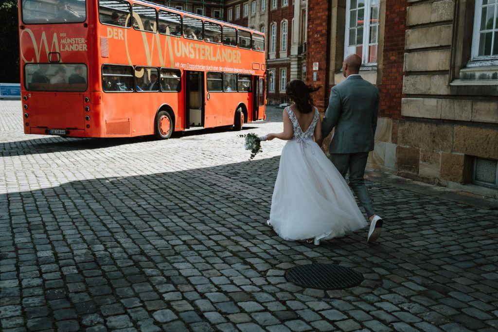 Hochzeit mit Busfahrt im Münsterländer