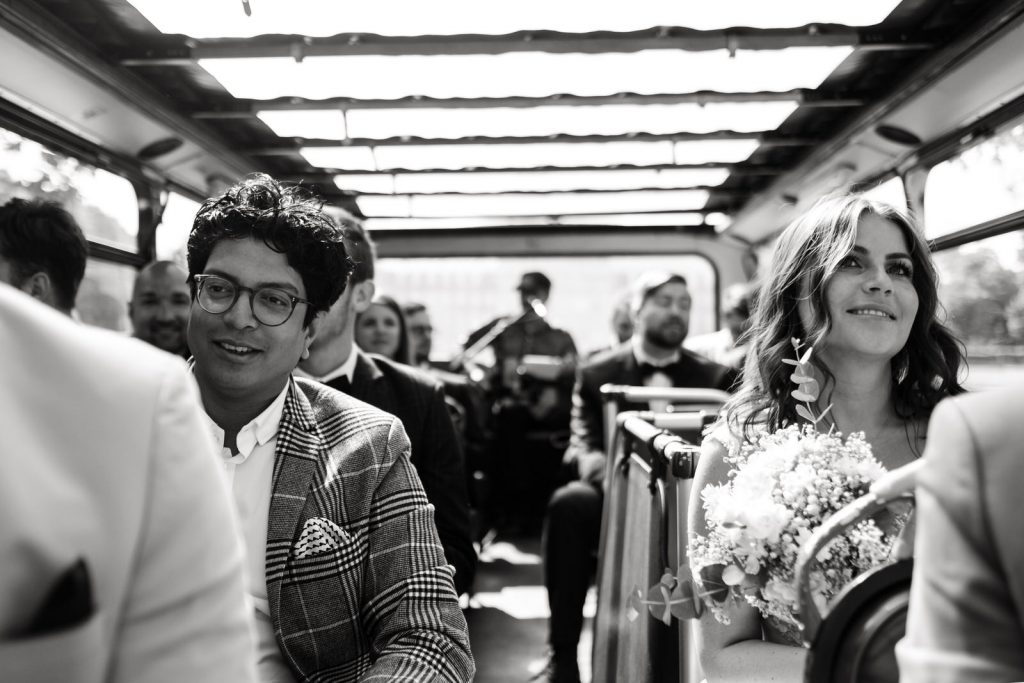 Hochzeit mit Busfahrt im Münsterländer