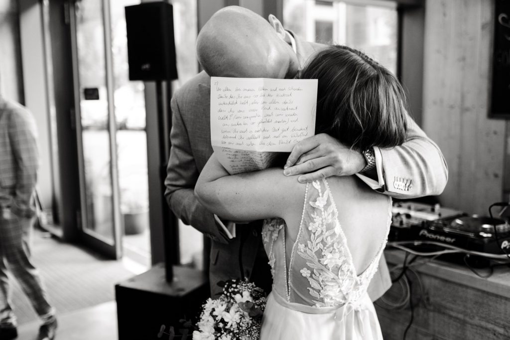 Hochzeitsfeier Ansprache des Brautpaares