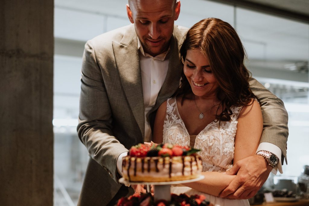 Hochzeitstorte in der tollen Location Hafenkäserei