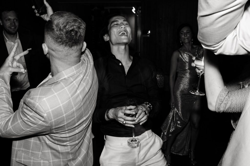 Hochzeitsparty in der Hafenkäserei in Münster